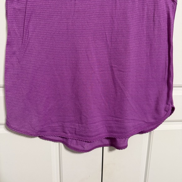 Lululemon Purple Striped Racerback Tank Top Athletic Workout Women 4-6 - Picture 4 of 8